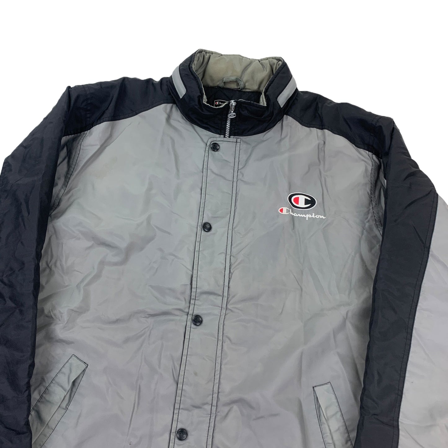 Vintage Champion Light Puffer Jacket Other Brands Champion coat outerwear pufferseason second hand vintage shop österreich germany deutschland angebot daunenjacke winterjacke jacke