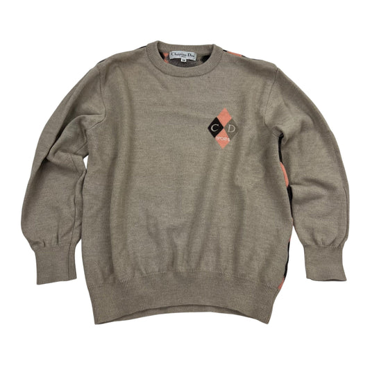 Vintage Christian Dior Wool Sweater - Women L Sweaters Dior coat outerwear pufferseason second hand vintage shop österreich germany deutschland angebot daunenjacke winterjacke jacke