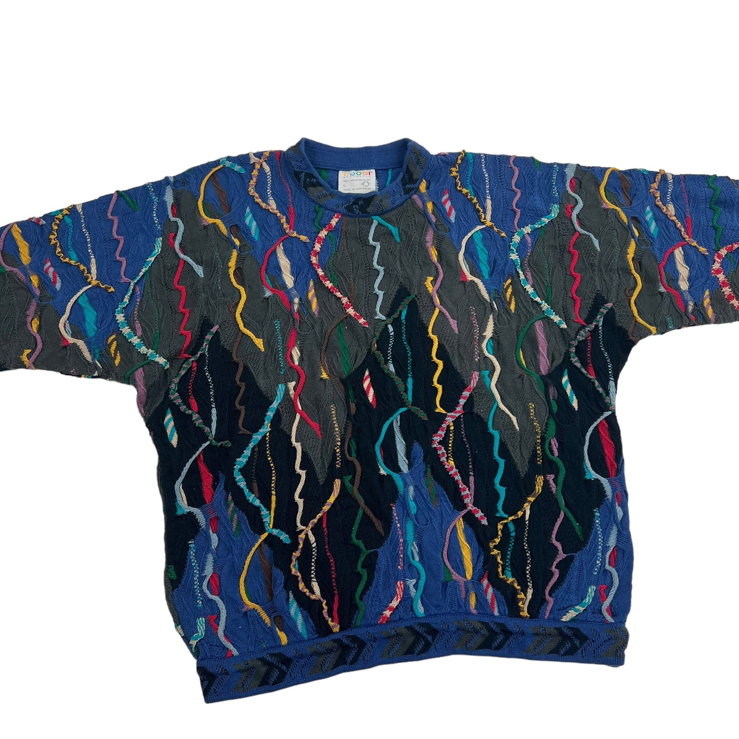 Vintage COOGI Australia Sweater - L Sweaters Coogi coat outerwear pufferseason second hand vintage shop österreich germany deutschland angebot daunenjacke winterjacke jacke