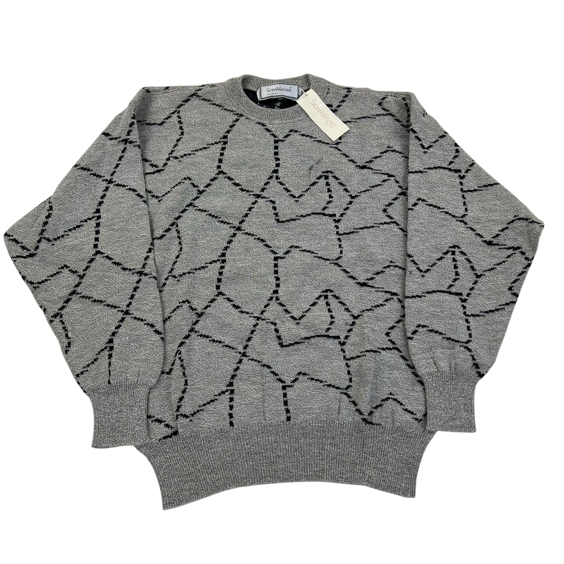 Vintage Deadstock DS Gianni Versace Wool Sweater - XL Sweaters Gianni Versace coat outerwear pufferseason second hand vintage shop österreich germany deutschland angebot daunenjacke winterjacke jacke