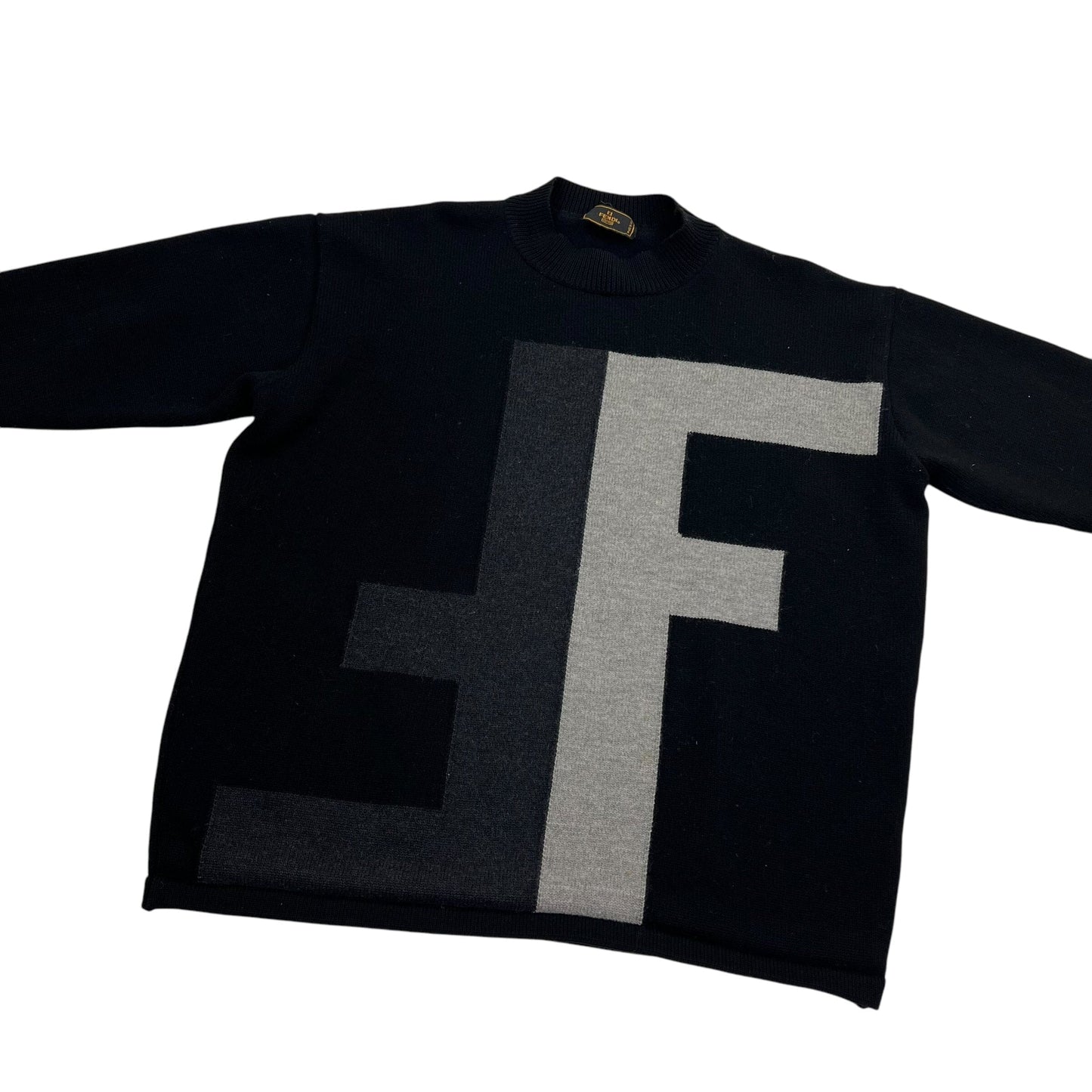 Vintage Fendi Roma Sweater - M Sweaters Fendi coat outerwear pufferseason second hand vintage shop österreich germany deutschland angebot daunenjacke winterjacke jacke