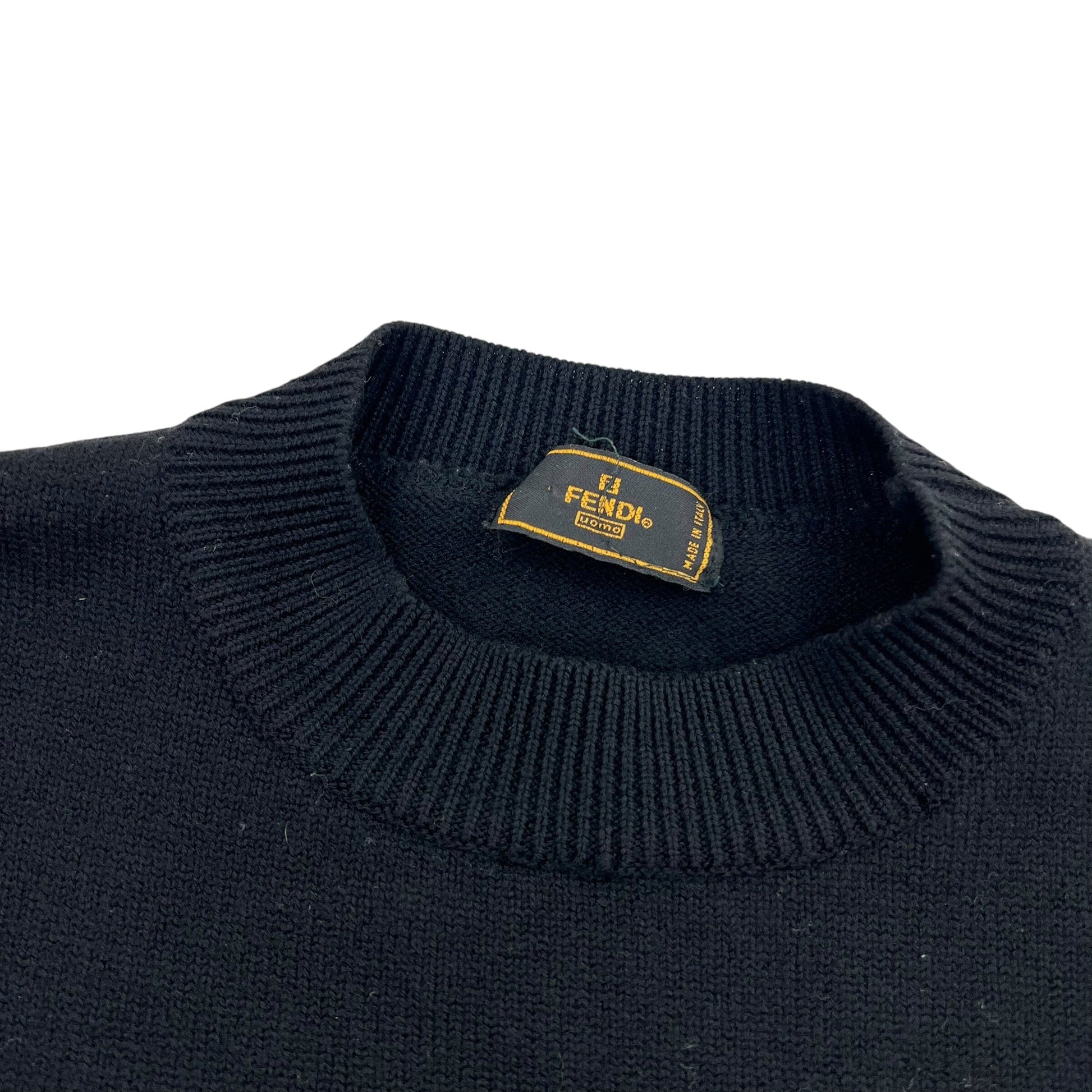 Vintage Fendi Roma Sweater - M Sweaters Fendi coat outerwear pufferseason second hand vintage shop österreich germany deutschland angebot daunenjacke winterjacke jacke