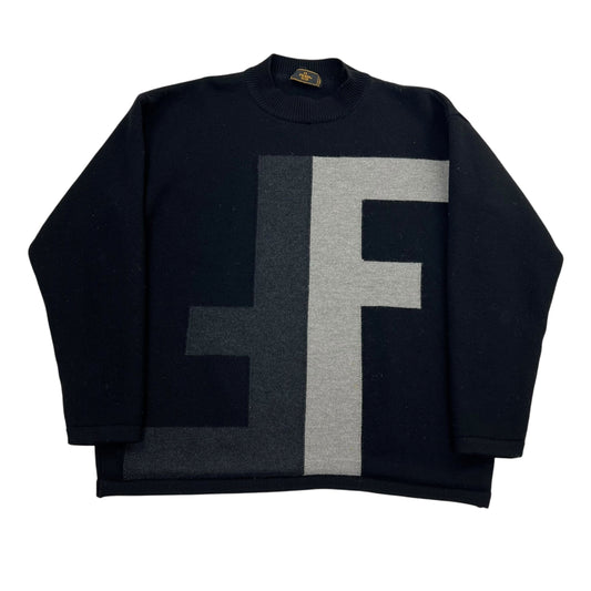 Vintage Fendi Roma Sweater - M Sweaters Fendi coat outerwear pufferseason second hand vintage shop österreich germany deutschland angebot daunenjacke winterjacke jacke