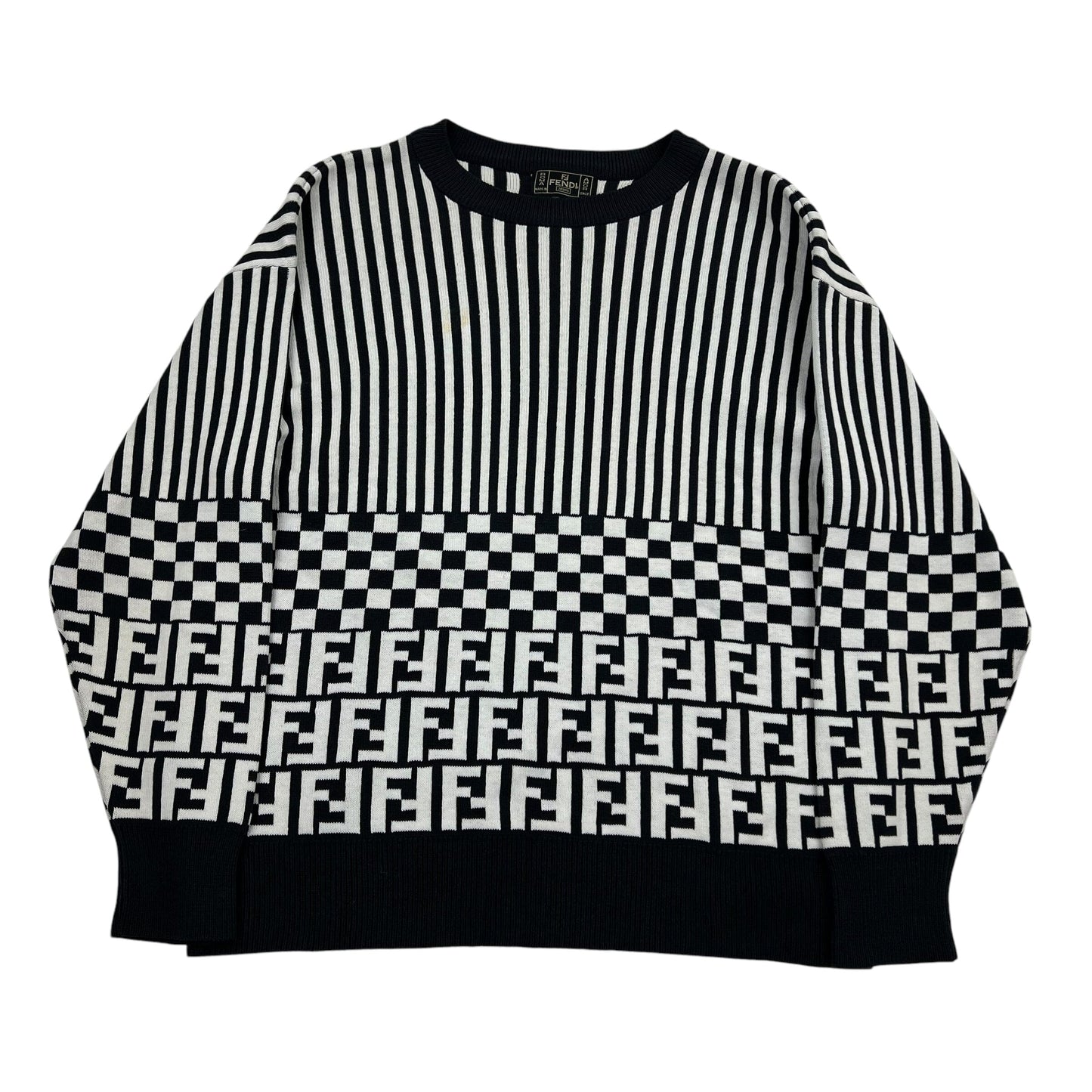 Vintage Fendi Sweater - S Sweaters Fendi coat outerwear pufferseason second hand vintage shop österreich germany deutschland angebot daunenjacke winterjacke jacke