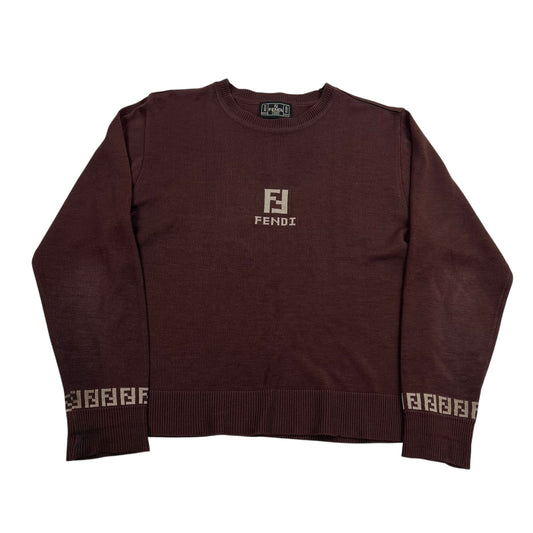 Vintage Fendi Sweater - Women S Sweaters Fendi coat outerwear pufferseason second hand vintage shop österreich germany deutschland angebot daunenjacke winterjacke jacke