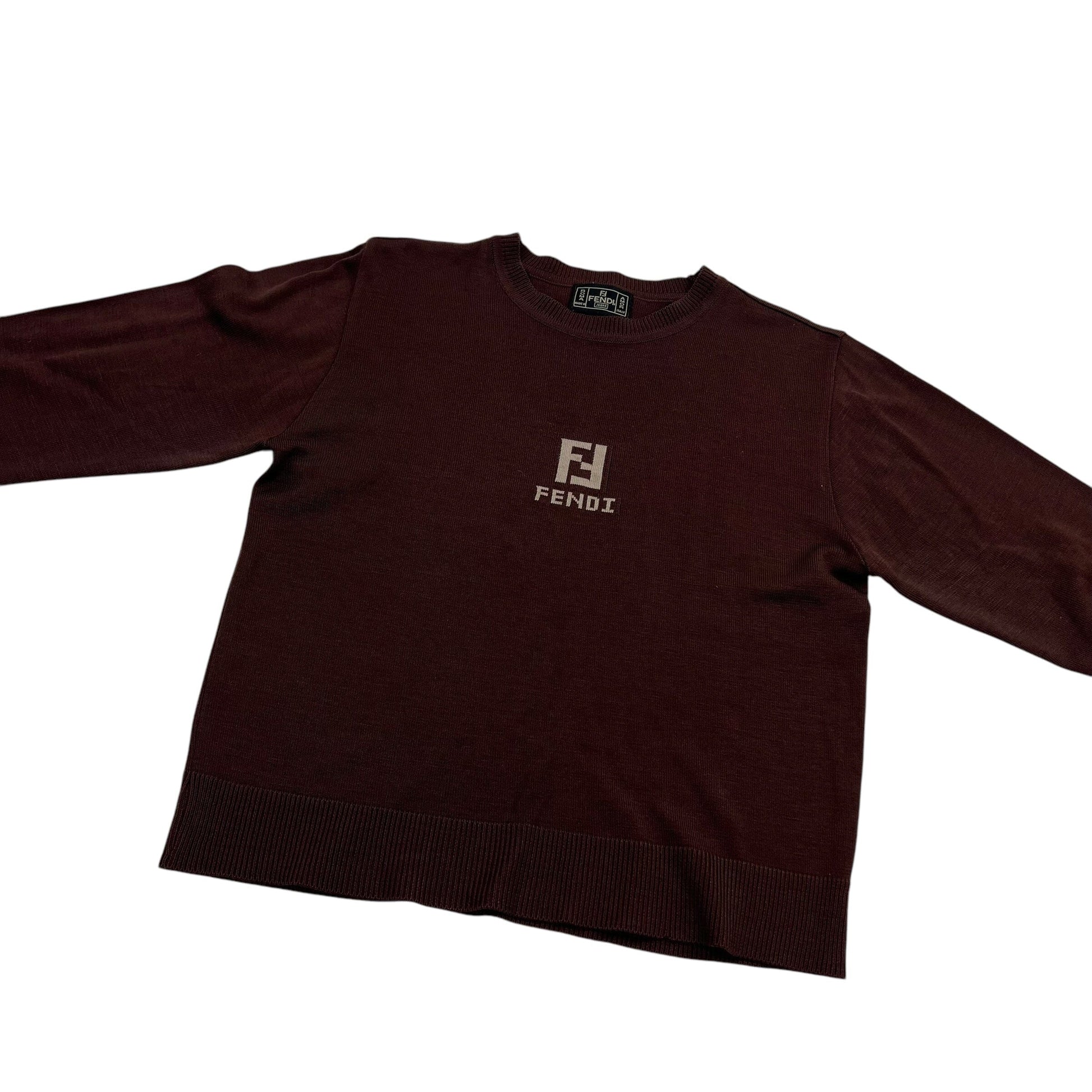 Vintage Fendi Sweater - Women S Sweaters Fendi coat outerwear pufferseason second hand vintage shop österreich germany deutschland angebot daunenjacke winterjacke jacke