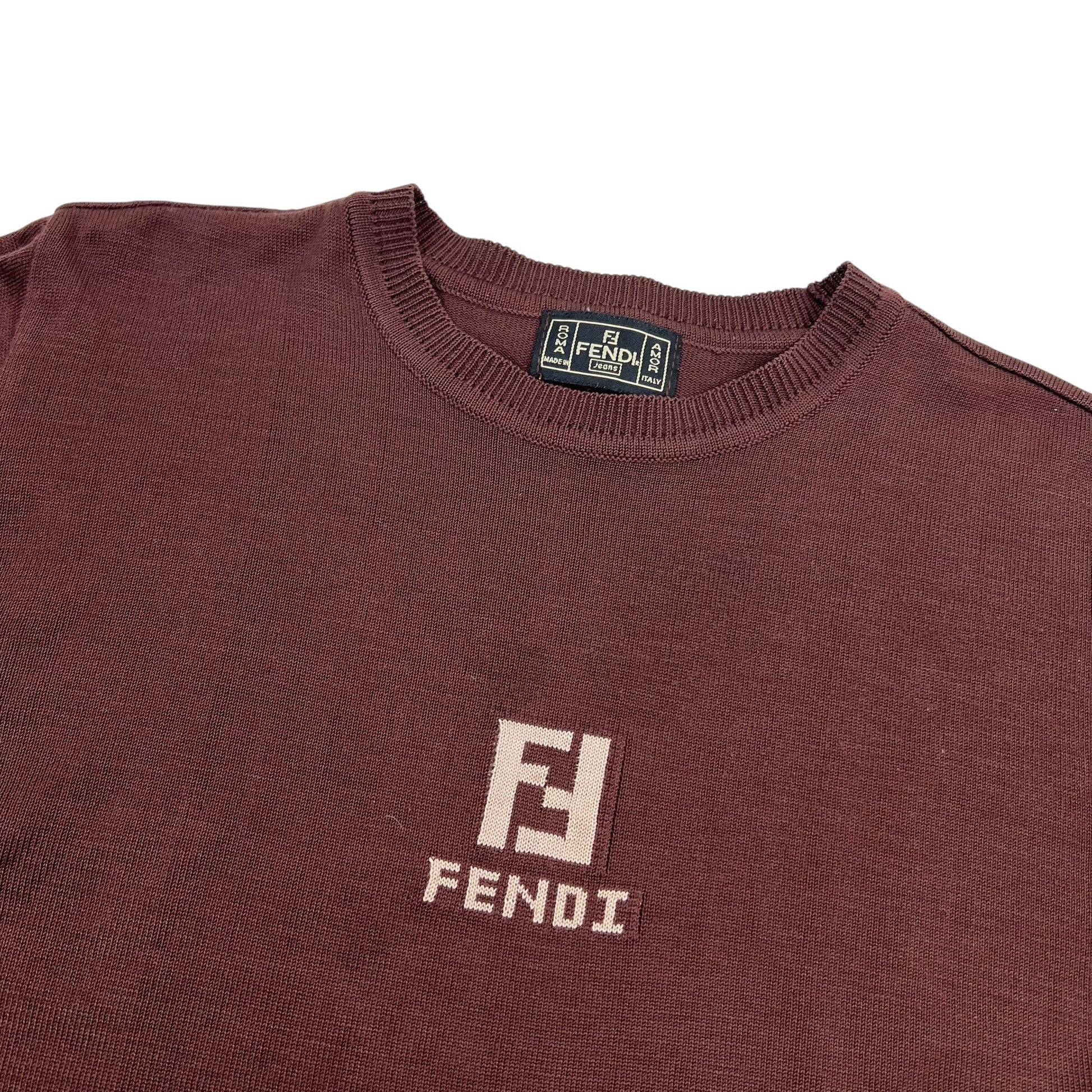 Vintage Fendi Sweater - Women S Sweaters Fendi coat outerwear pufferseason second hand vintage shop österreich germany deutschland angebot daunenjacke winterjacke jacke