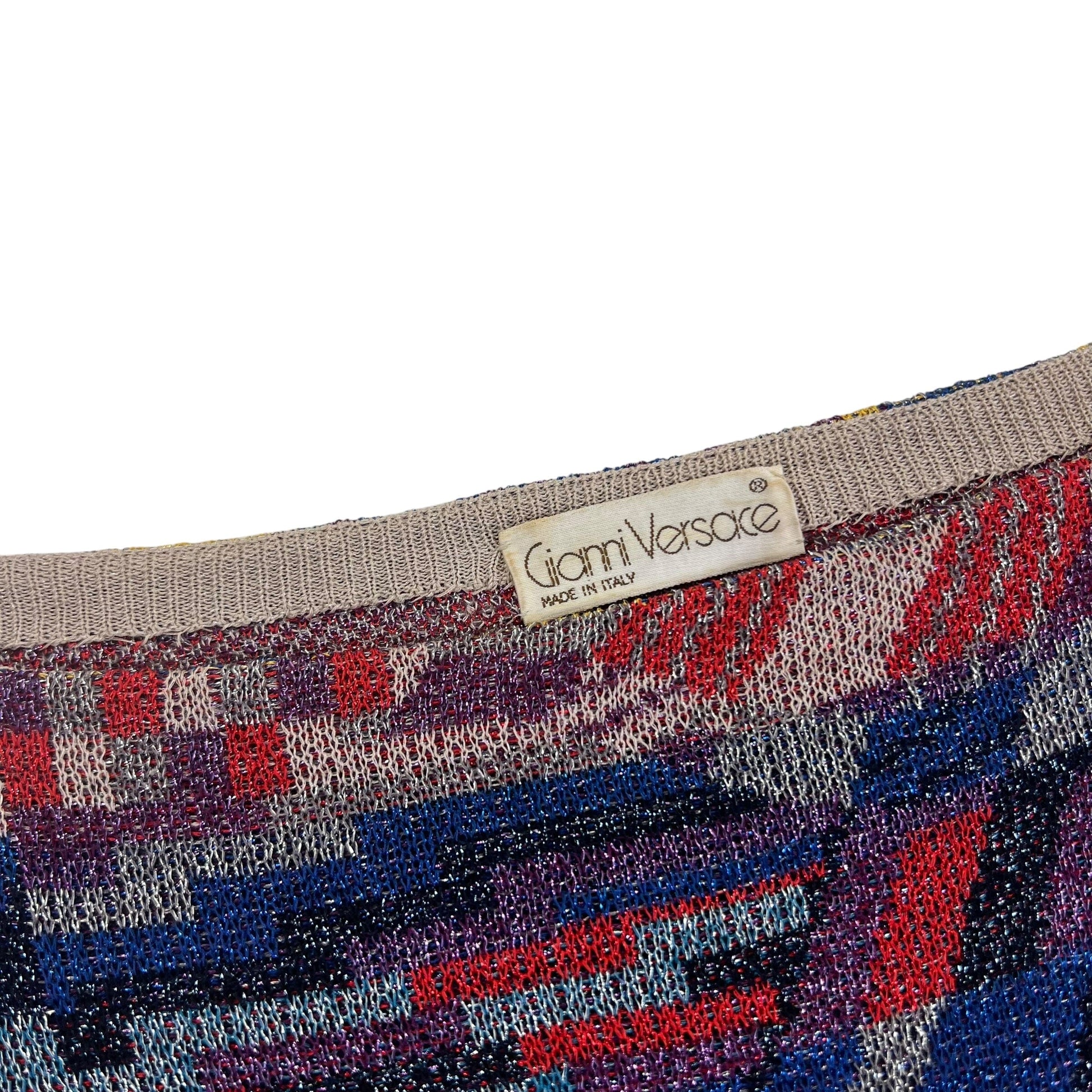 Vintage Gianni Versace thin Top pullover sweater Sweaters Gianni Versace coat outerwear pufferseason second hand vintage shop österreich germany deutschland angebot daunenjacke winterjacke jacke