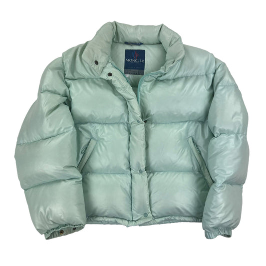 Vintage Mint Moncler Blue Label Puffer - Women S Moncler Moncler coat outerwear pufferseason second hand vintage shop österreich germany deutschland angebot daunenjacke winterjacke jacke