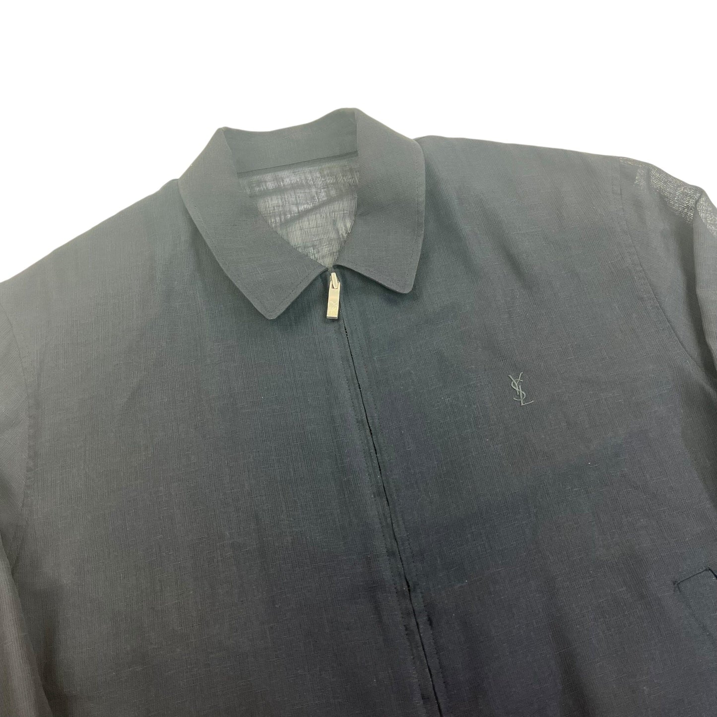 YSL Yves Saint Laurent Harrington Windbreaker Jacket - L Windbreakers Yves Saint Laurent coat outerwear pufferseason second hand vintage shop österreich germany deutschland angebot daunenjacke winterjacke jacke