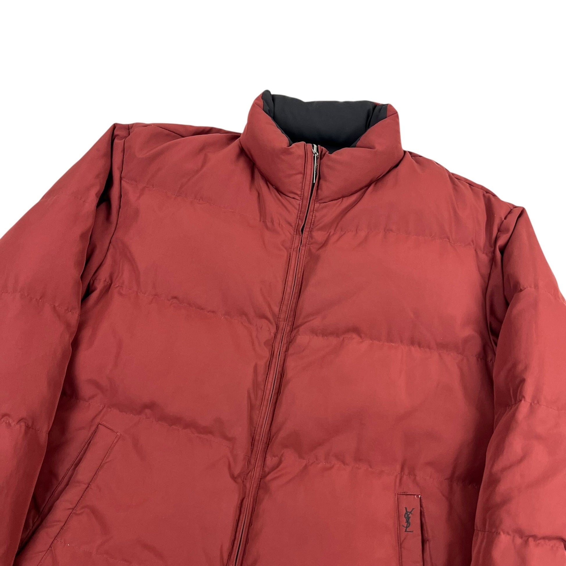 YSL Yves Saint Laurent Reverse Puffer Jacket - XL Designer Puffer Yves Saint Laurent coat outerwear pufferseason second hand vintage shop österreich germany deutschland angebot daunenjacke winterjacke jacke