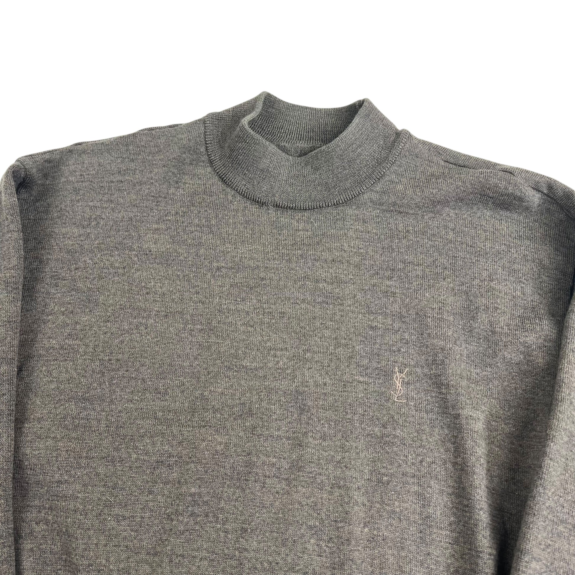 YSL Yves Saint Laurent Turtle Neck Sweater - L Sweaters Yves Saint Laurent coat outerwear pufferseason second hand vintage shop österreich germany deutschland angebot daunenjacke winterjacke jacke