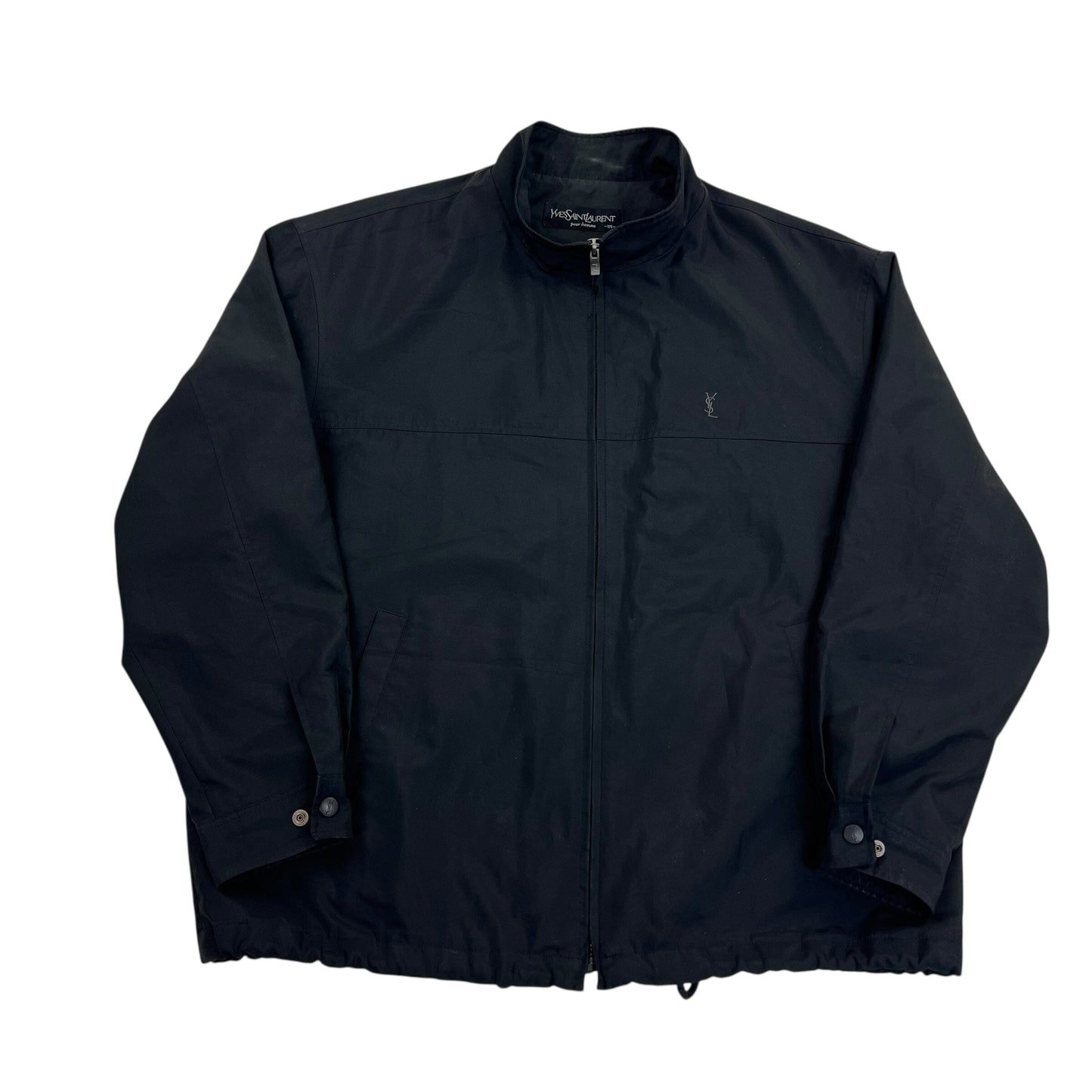 YSL Yves Saint Laurent Windbreaker Jacket - XL Windbreakers Yves Saint Laurent coat outerwear pufferseason second hand vintage shop österreich germany deutschland angebot daunenjacke winterjacke jacke