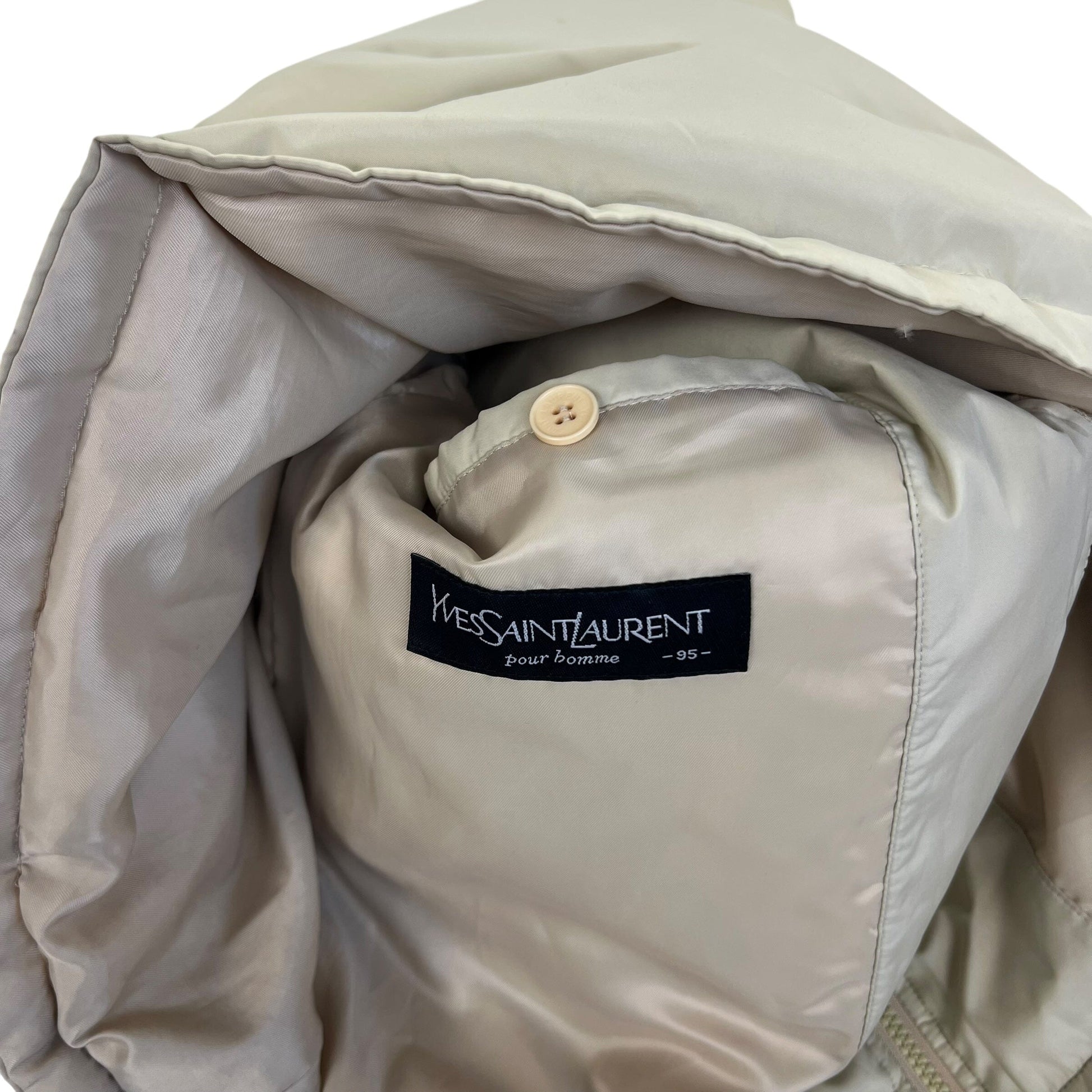 YSV Yves Saint Laurent Puffer Vest Gilet Jacket - M Designer Puffer Yves Saint Laurent coat outerwear pufferseason second hand vintage shop österreich germany deutschland angebot daunenjacke winterjacke jacke