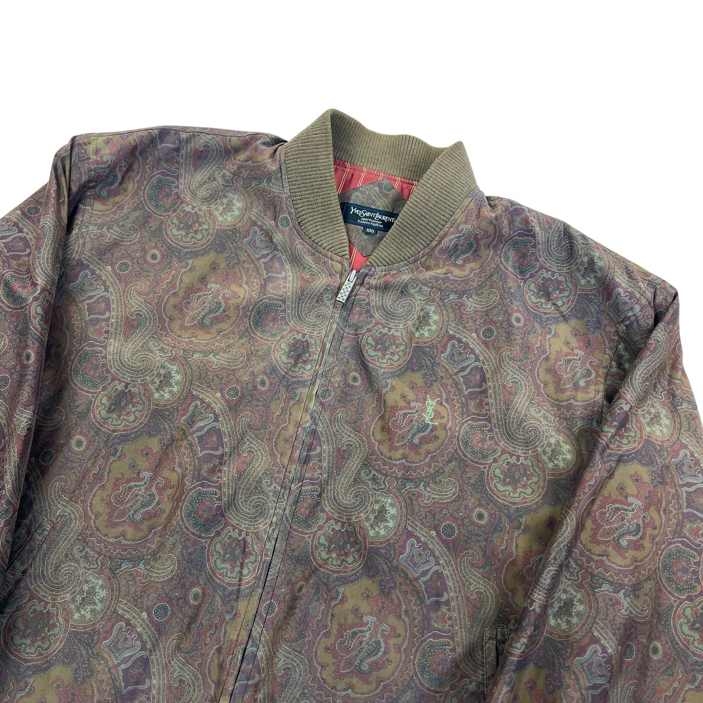 Yves Saint Laurent Harrington Windbreaker Jacket - L Windbreakers Yves Saint Laurent coat outerwear pufferseason second hand vintage shop österreich germany deutschland angebot daunenjacke winterjacke jacke