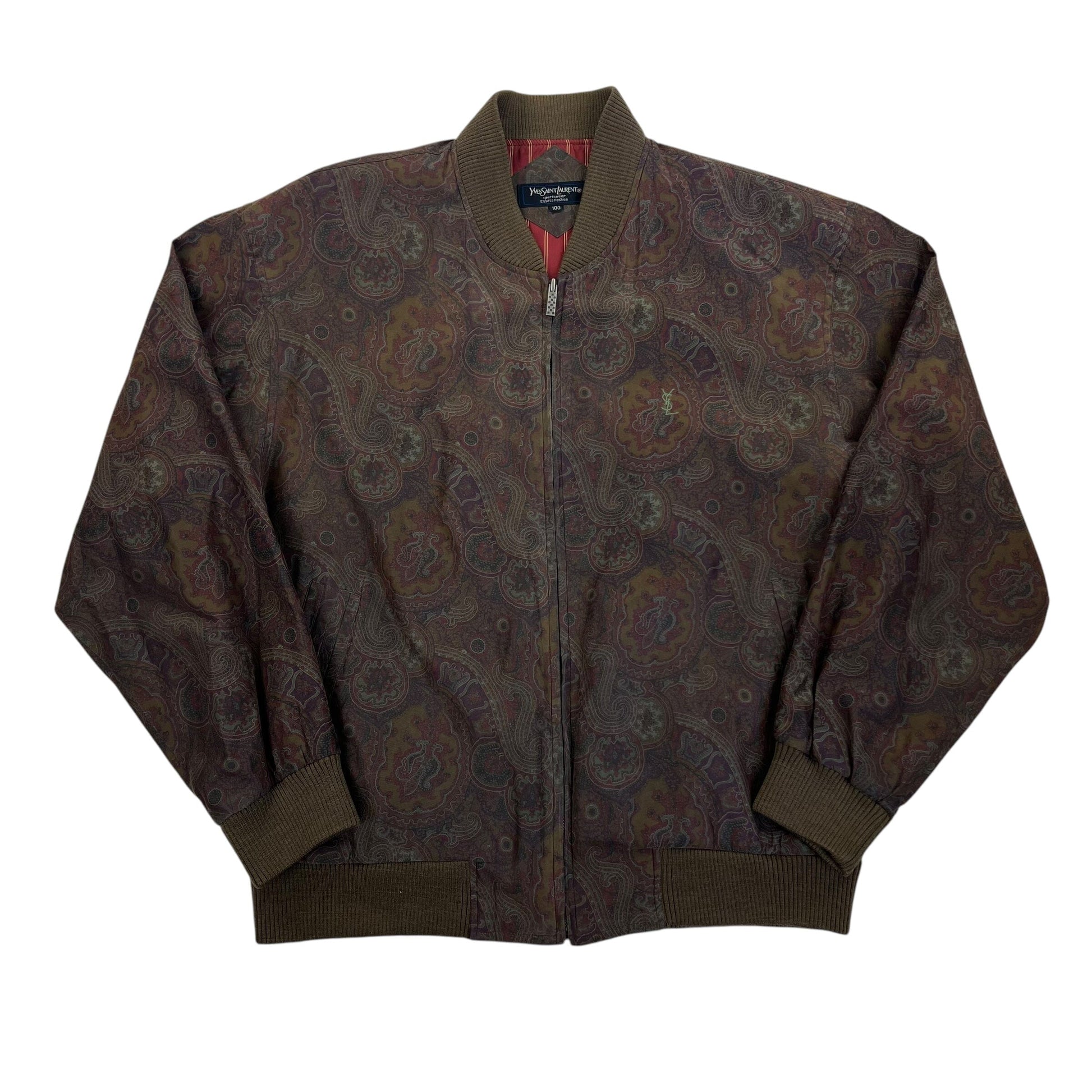 Yves Saint Laurent Harrington Windbreaker Jacket - L Windbreakers Yves Saint Laurent coat outerwear pufferseason second hand vintage shop österreich germany deutschland angebot daunenjacke winterjacke jacke