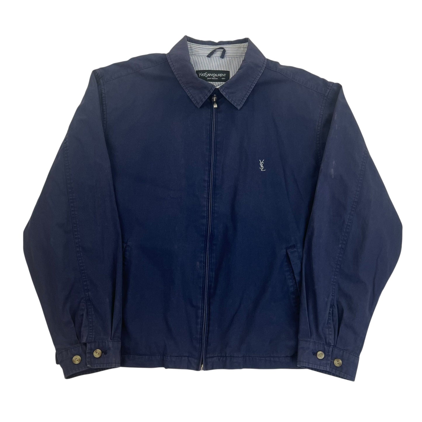 Yves Saint Laurent Harrington Windbreaker Jacket - XL Windbreakers Yves Saint Laurent coat outerwear pufferseason second hand vintage shop österreich germany deutschland angebot daunenjacke winterjacke jacke