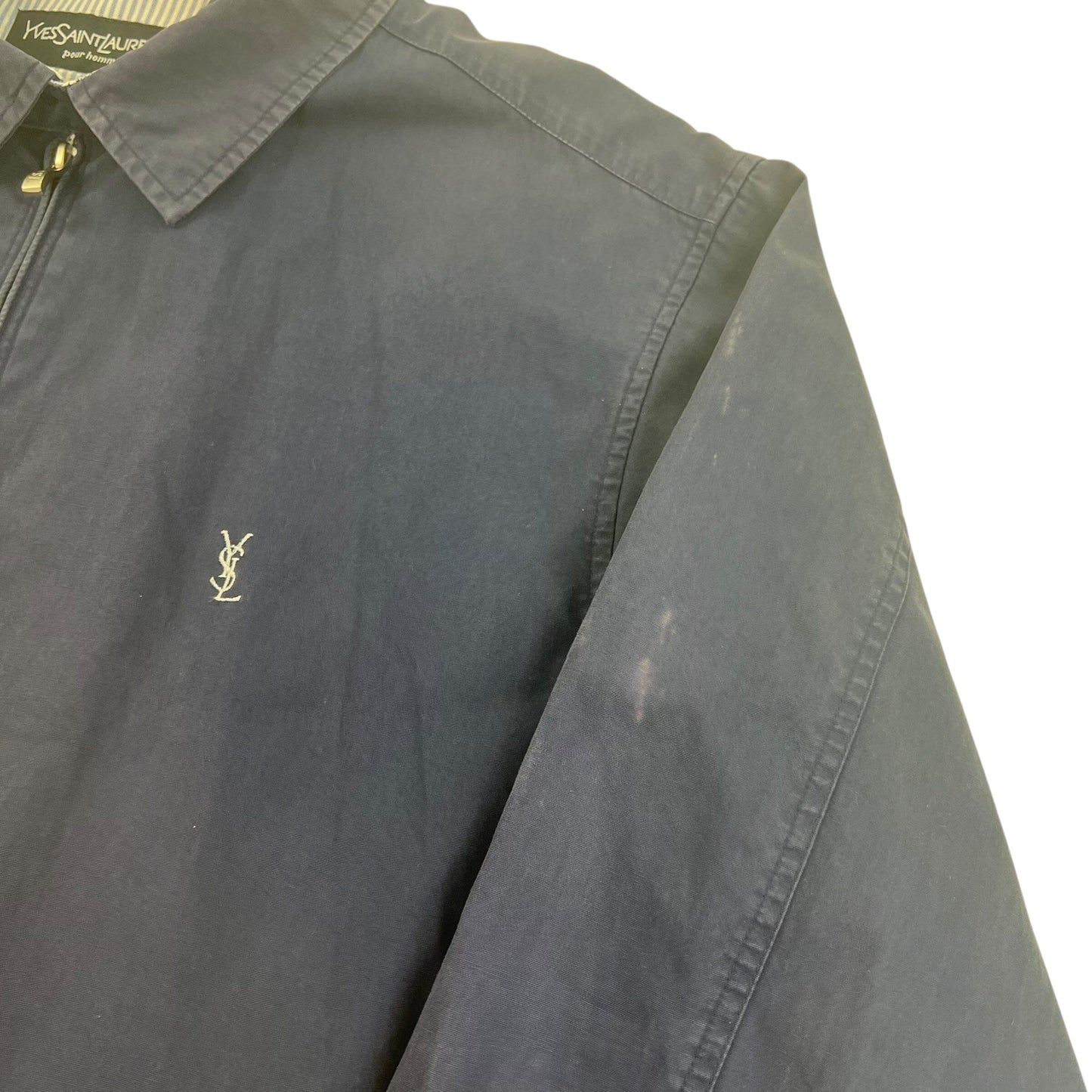 Yves Saint Laurent Harrington Windbreaker Jacket - XL Windbreakers Yves Saint Laurent coat outerwear pufferseason second hand vintage shop österreich germany deutschland angebot daunenjacke winterjacke jacke