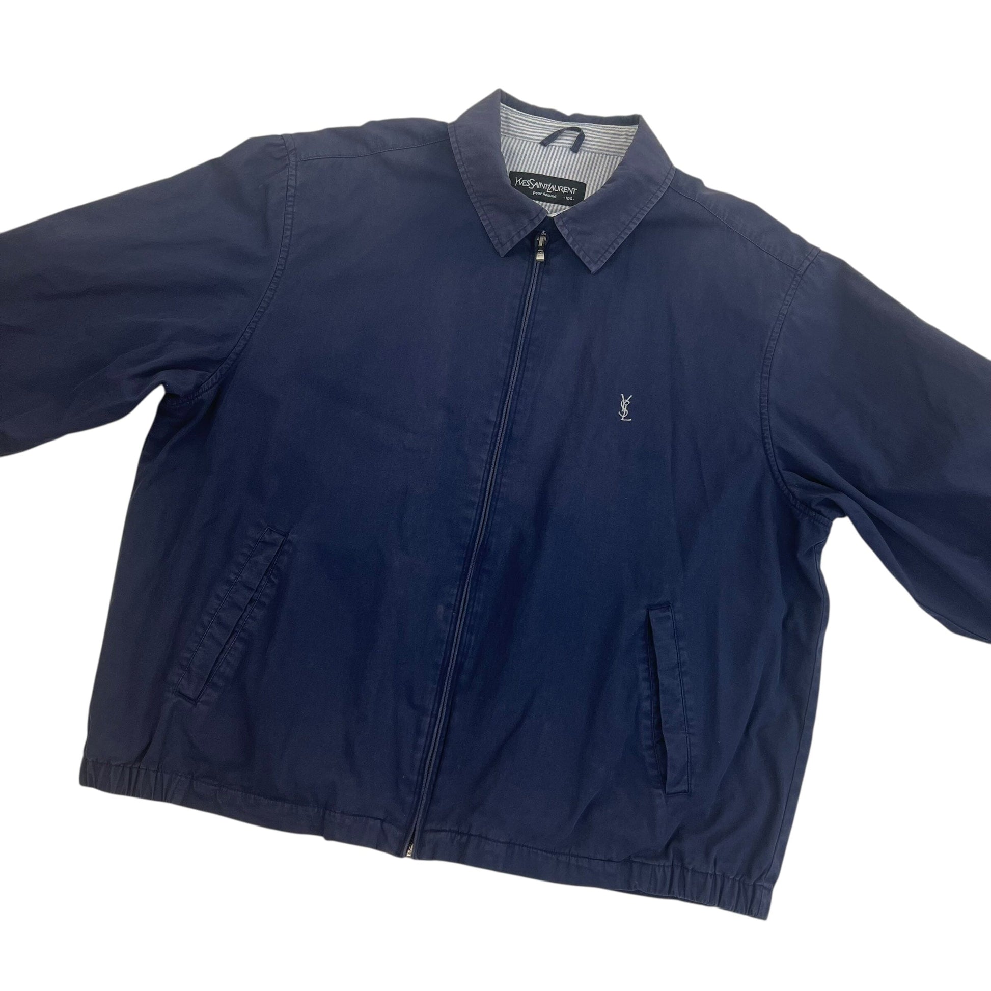 Yves Saint Laurent Harrington Windbreaker Jacket - XL Windbreakers Yves Saint Laurent coat outerwear pufferseason second hand vintage shop österreich germany deutschland angebot daunenjacke winterjacke jacke