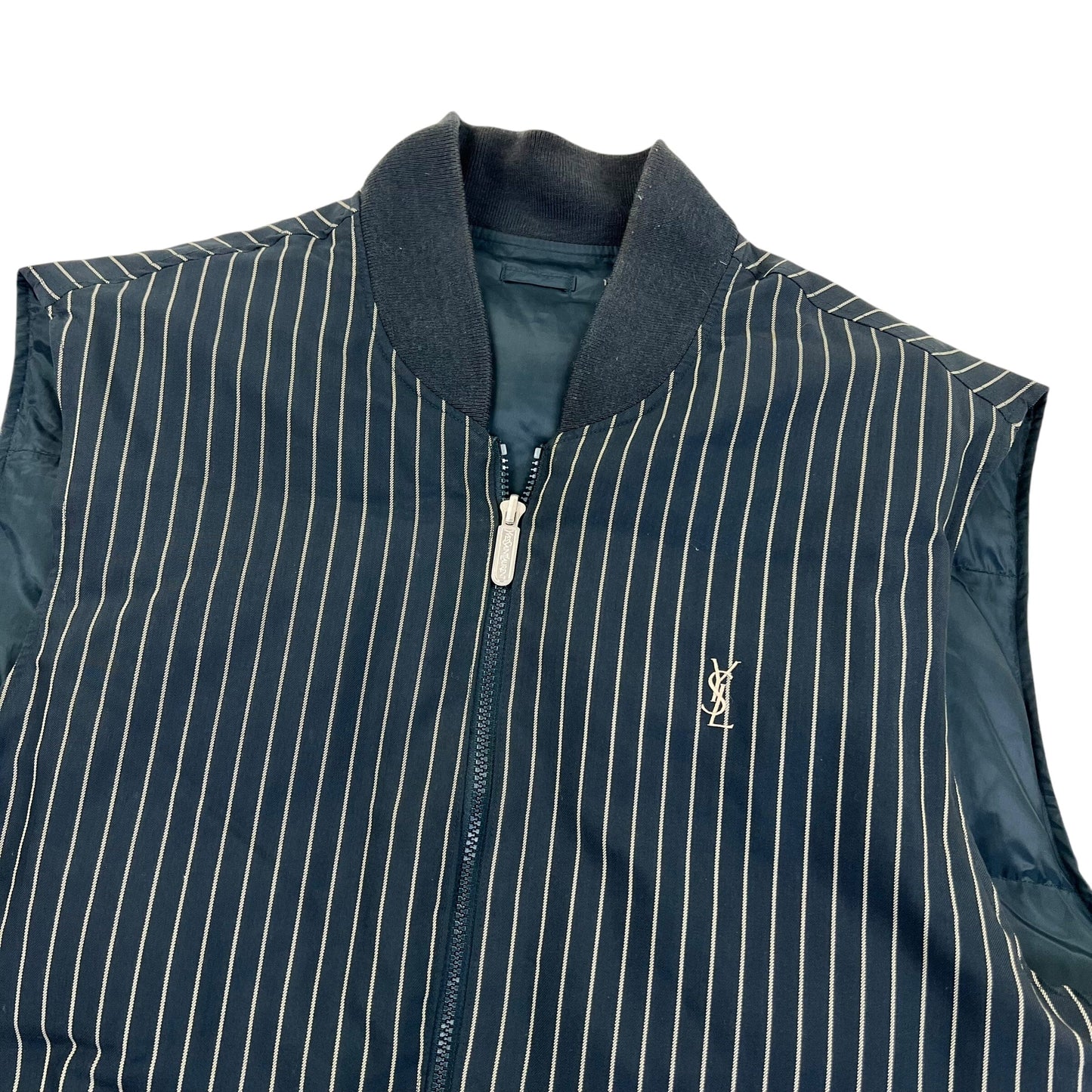 Yves saint Laurent YSL Puffer Vest Gilet - XL Designer Puffer Yves Saint Laurent coat outerwear pufferseason second hand vintage shop österreich germany deutschland angebot daunenjacke winterjacke jacke