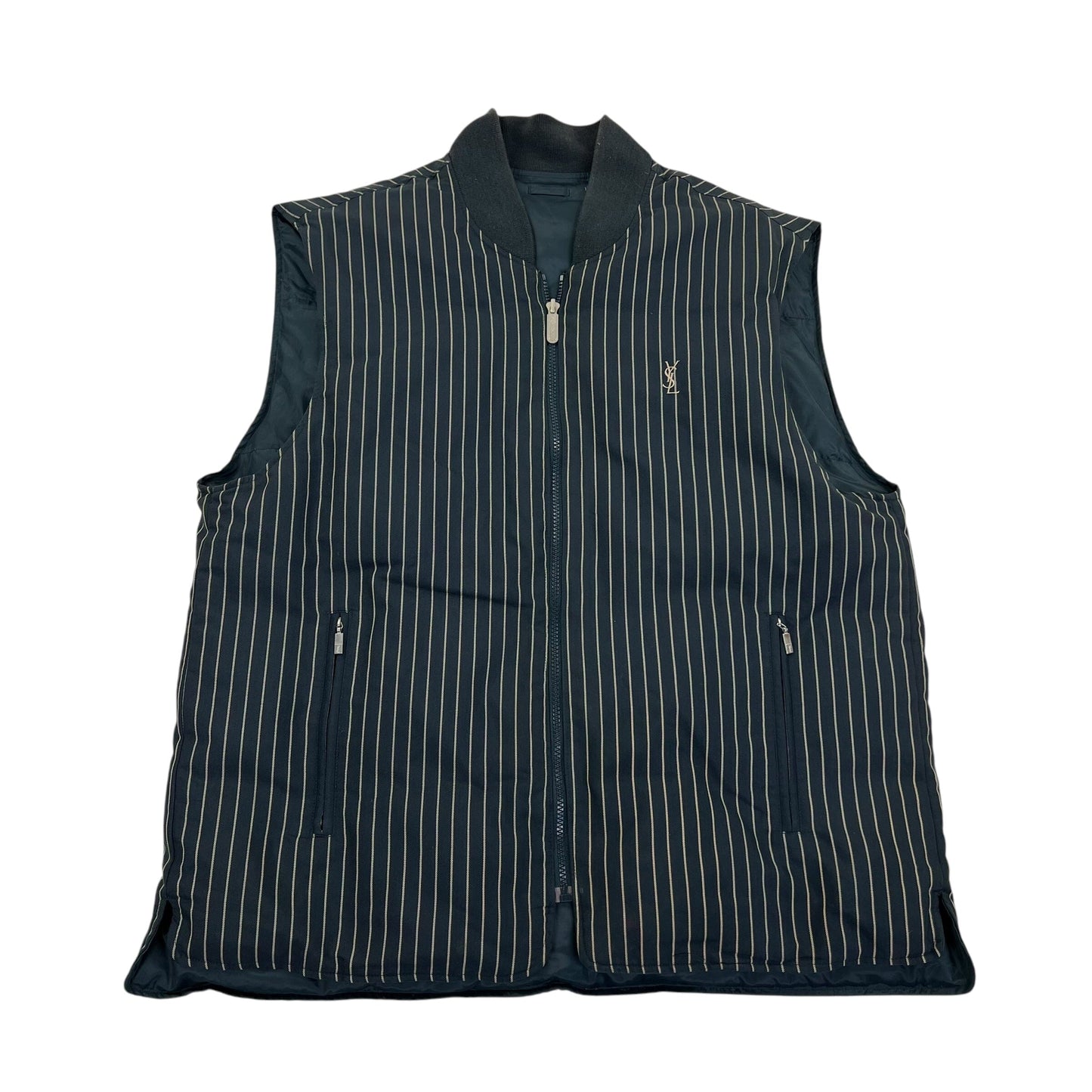 Yves saint Laurent YSL Puffer Vest Gilet - XL Designer Puffer Yves Saint Laurent coat outerwear pufferseason second hand vintage shop österreich germany deutschland angebot daunenjacke winterjacke jacke