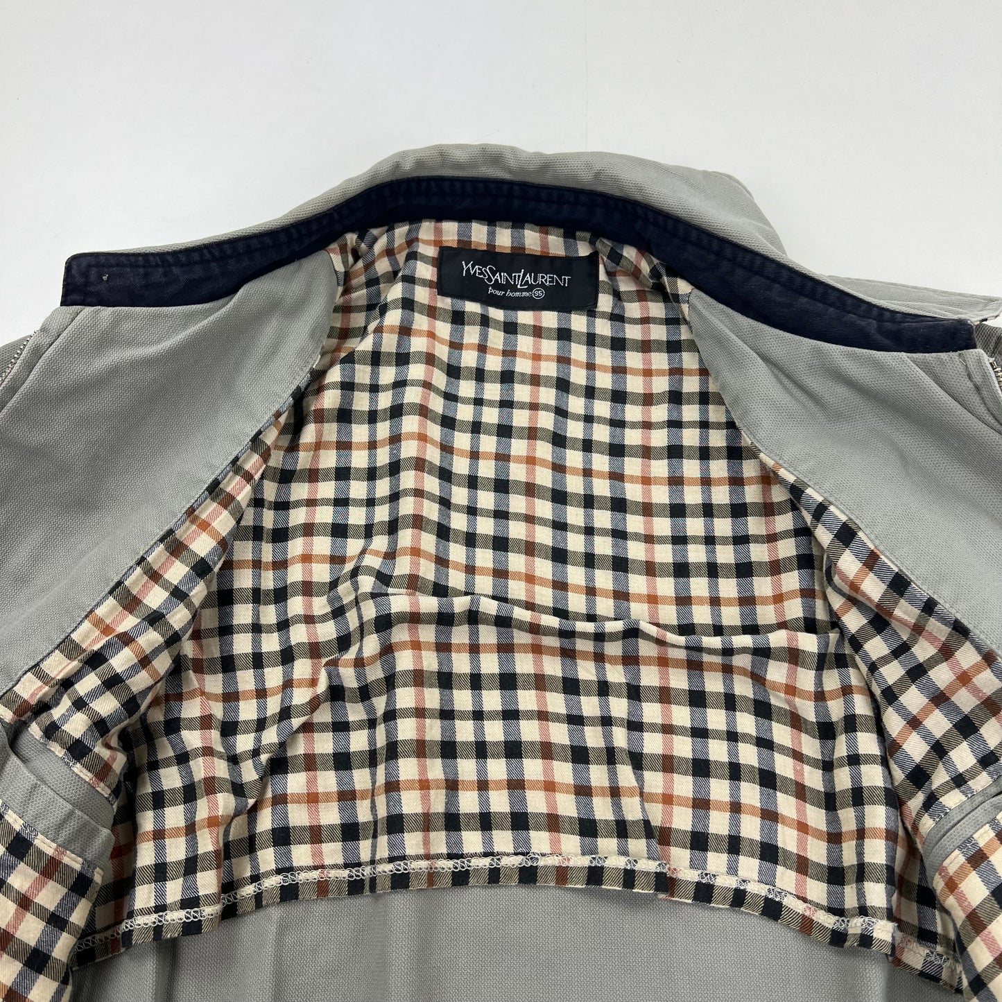 YSL Yves Saint Laurent Windbreaker Harrington Jacket - S/M