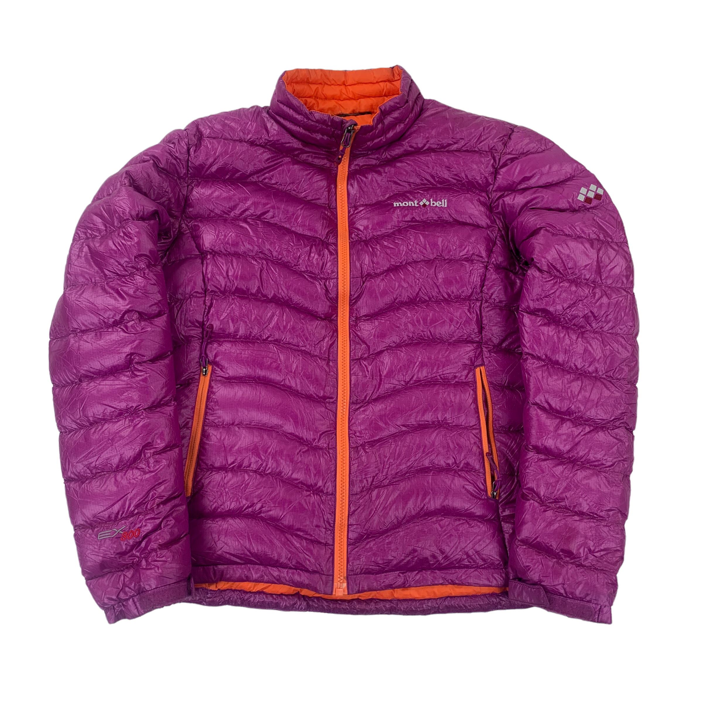 Montbell purple outlet and pink jacket