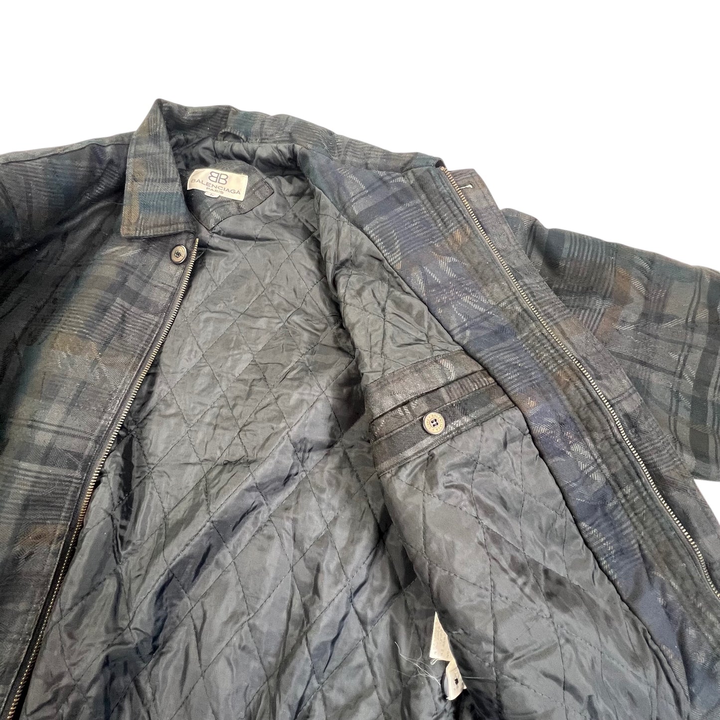 Vintage Balenciaga Paris Windbreaker Bomber Jacket - L