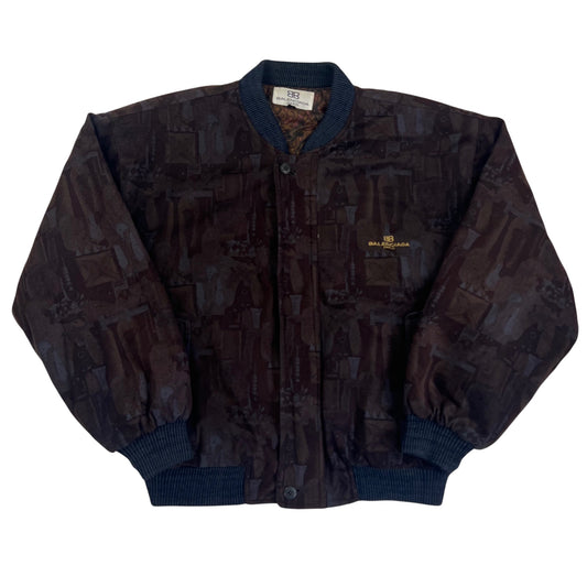 Vintage Balenciaga Paris Windbreaker Bomber Jacket - L