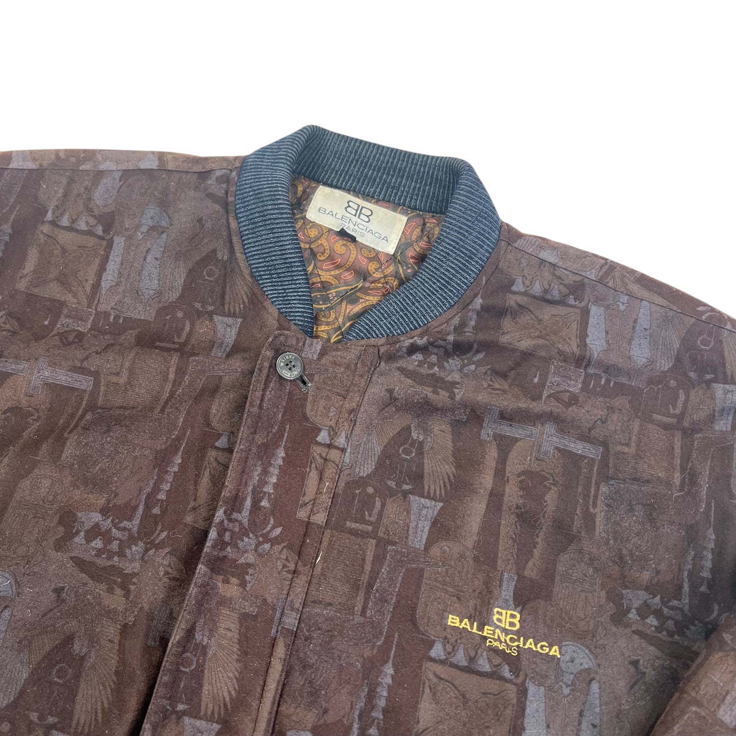 Vintage Balenciaga Paris Windbreaker Bomber Jacket - L