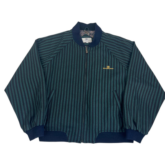 Vintage Balenciaga Paris Windbreaker Bomber Jacket - L