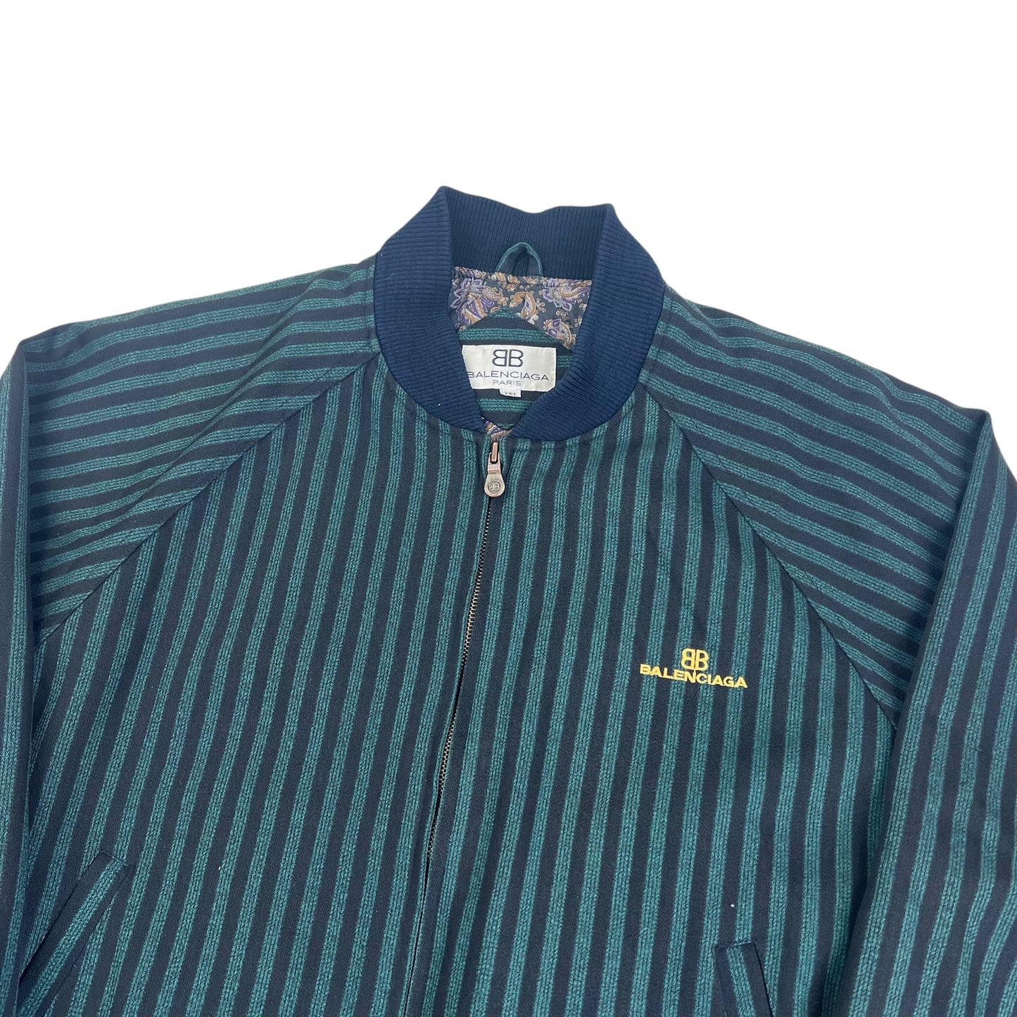 Vintage Balenciaga Paris Windbreaker Bomber Jacket - L