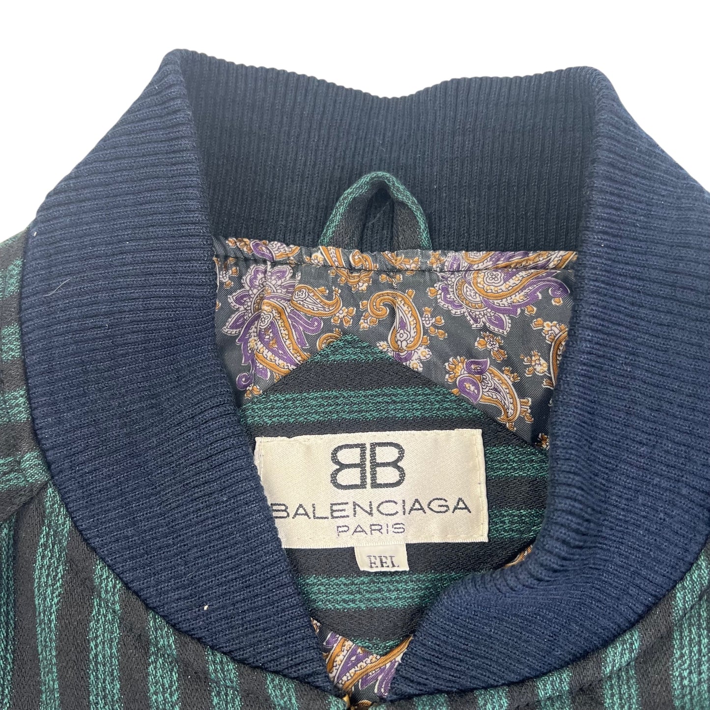 Vintage Balenciaga Paris Windbreaker Bomber Jacket - L