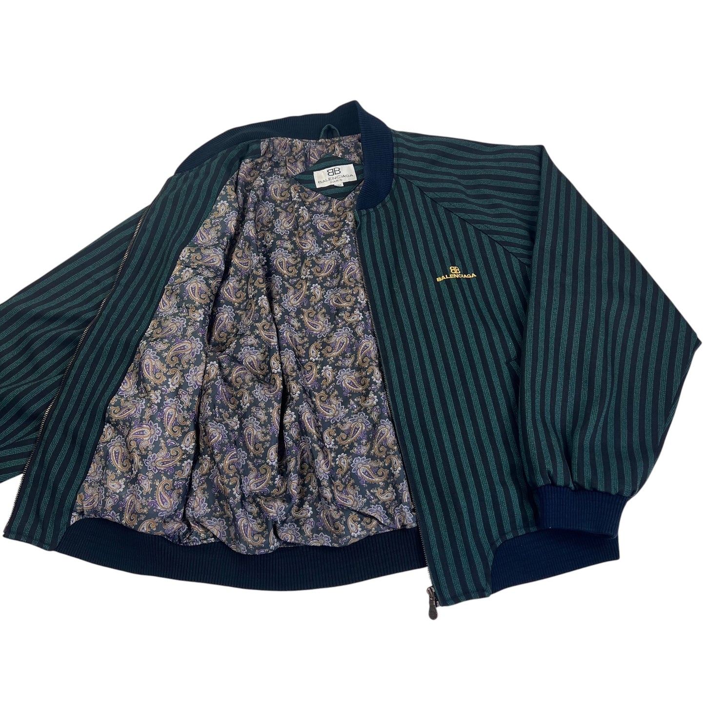 Vintage Balenciaga Paris Windbreaker Bomber Jacket - L