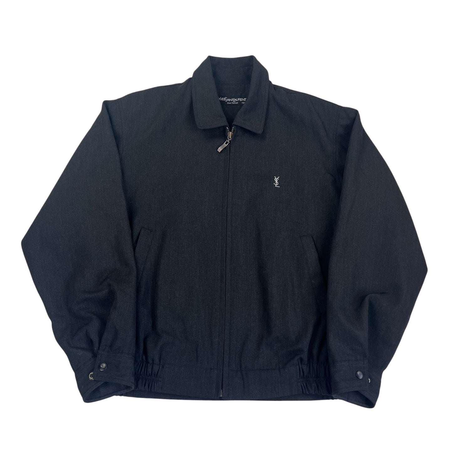 YSL Yves Saint Laurent Windbreaker Harrington Jacket - L