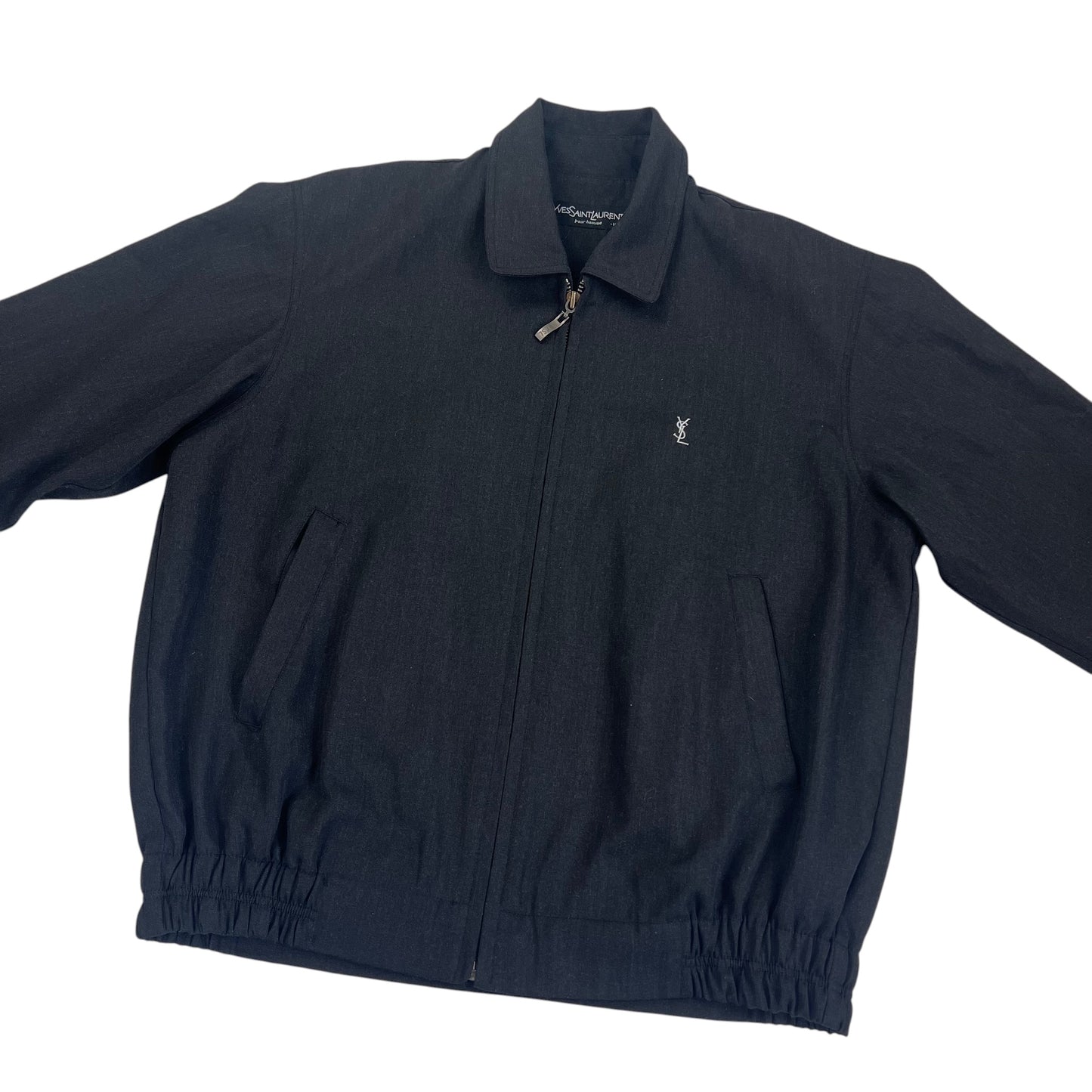 YSL Yves Saint Laurent Windbreaker Harrington Jacket - L