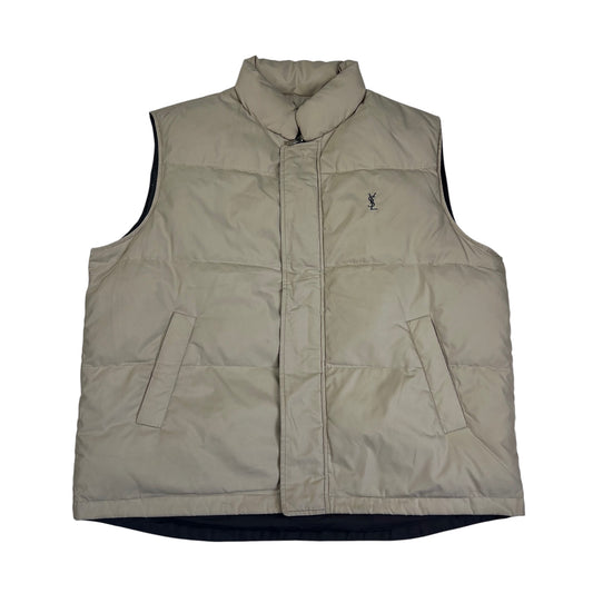 YSL Yves Saint Laurent Gilet Vest Puffer - XL