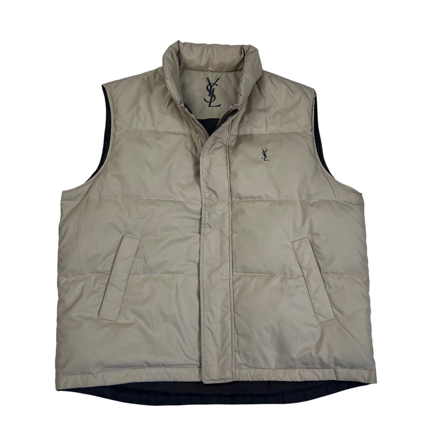 YSL Yves Saint Laurent Gilet Vest Puffer - XL