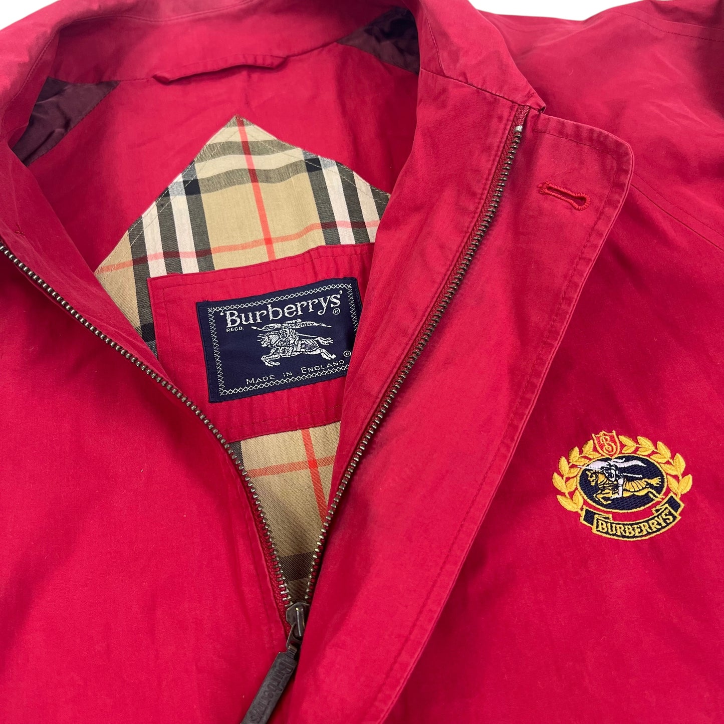 Burberry London Windbreaker Harrington Jacket - XL