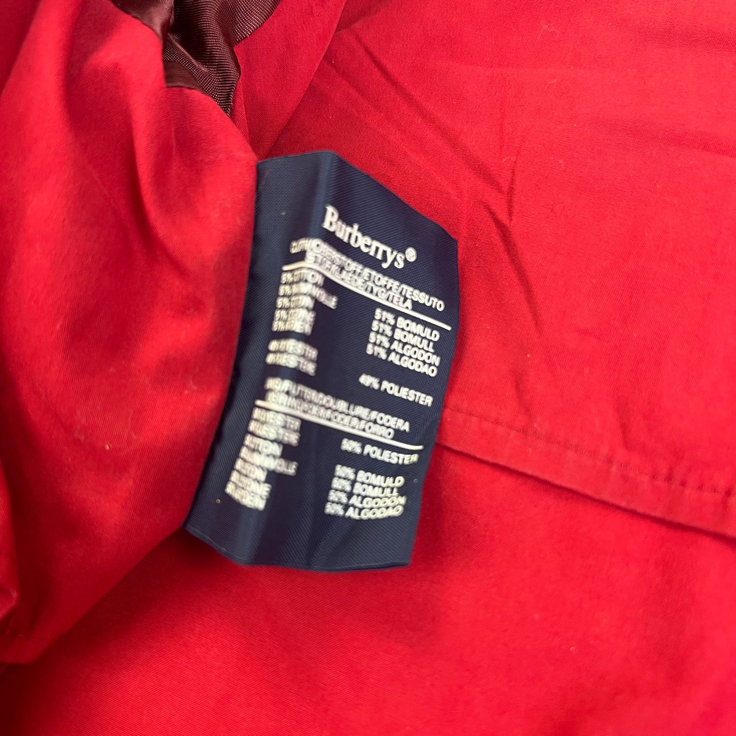 Burberry London Windbreaker Harrington Jacket - XL