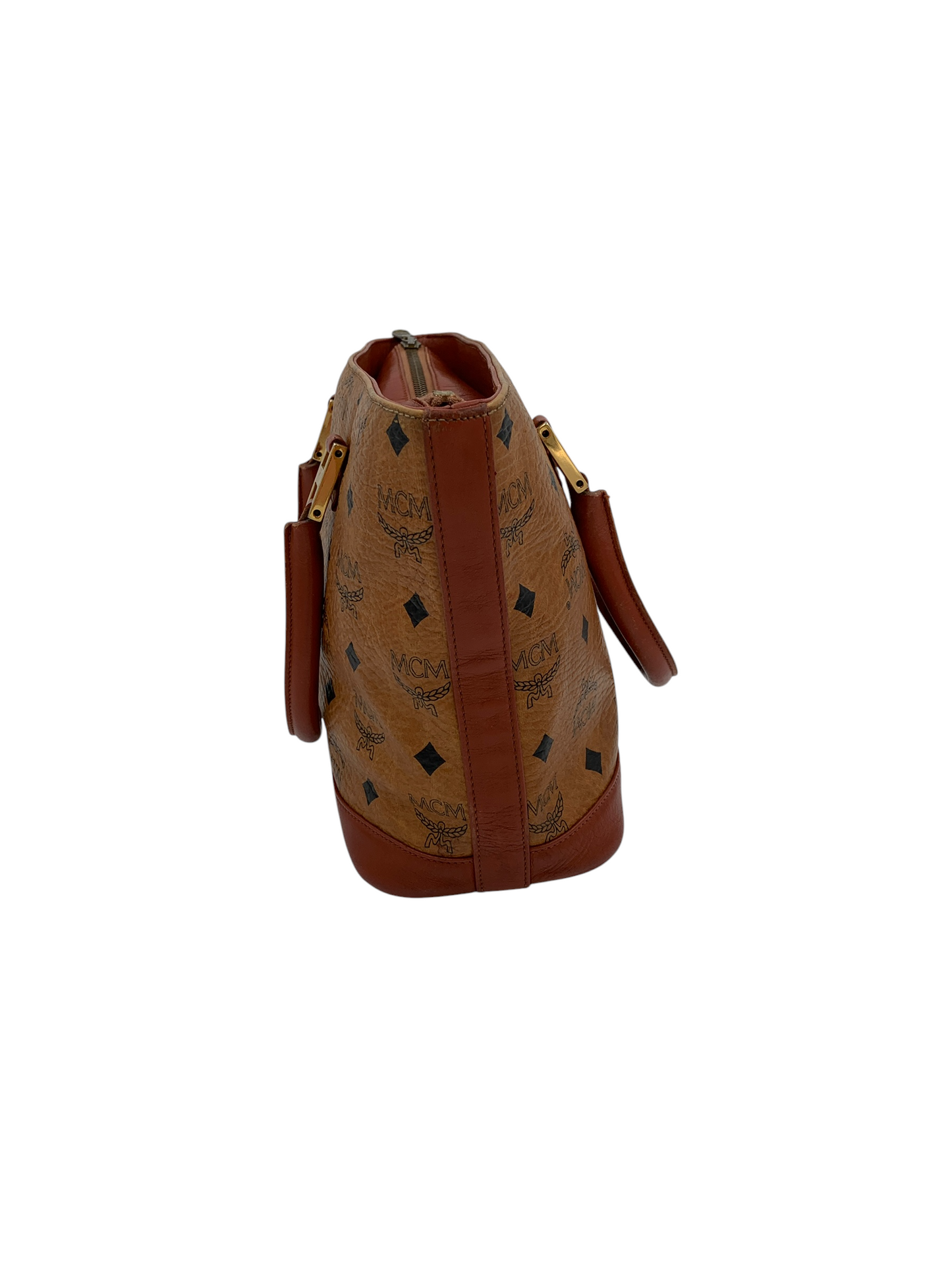 80s MCM Tote Shopper Mini Handle Bag