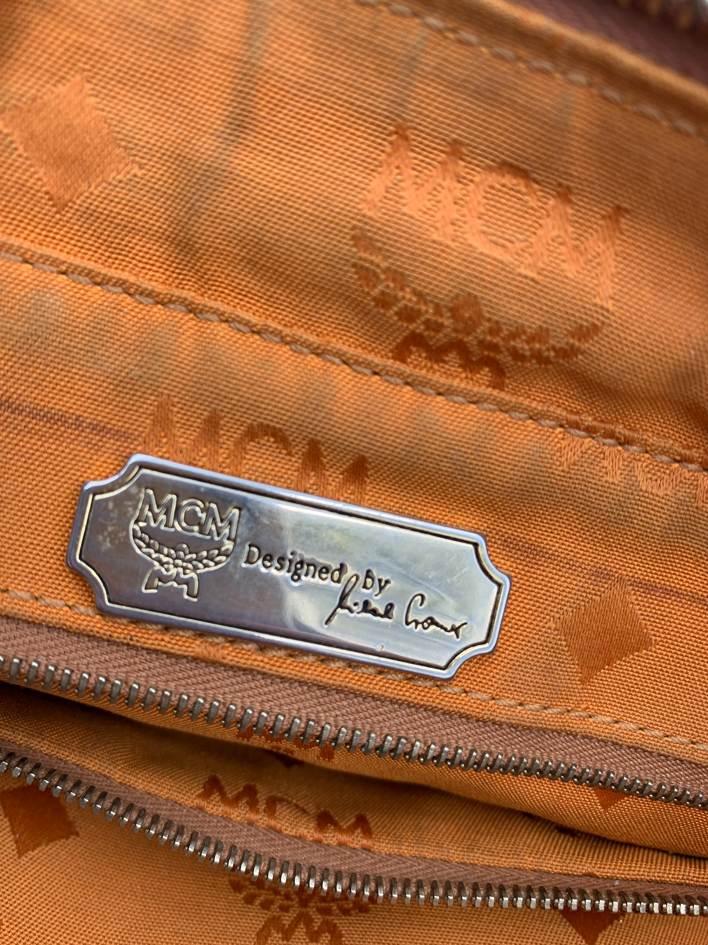 80s MCM Tote Shopper Mini Handle Bag