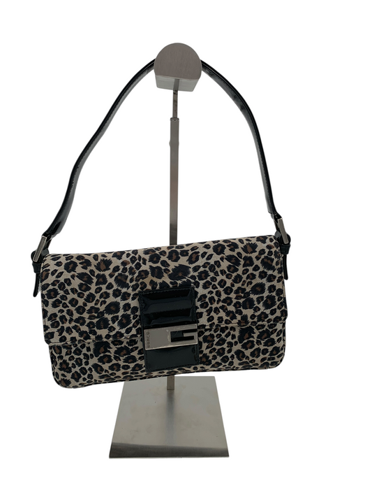 Vintage Guess LEopard Handle Bag Y2K