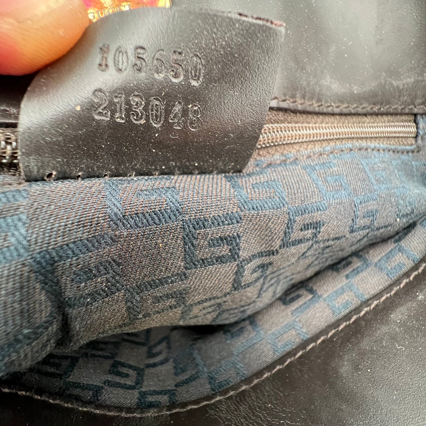 Gucci GG canvas Pocket Handbag Clutch Evening Bag