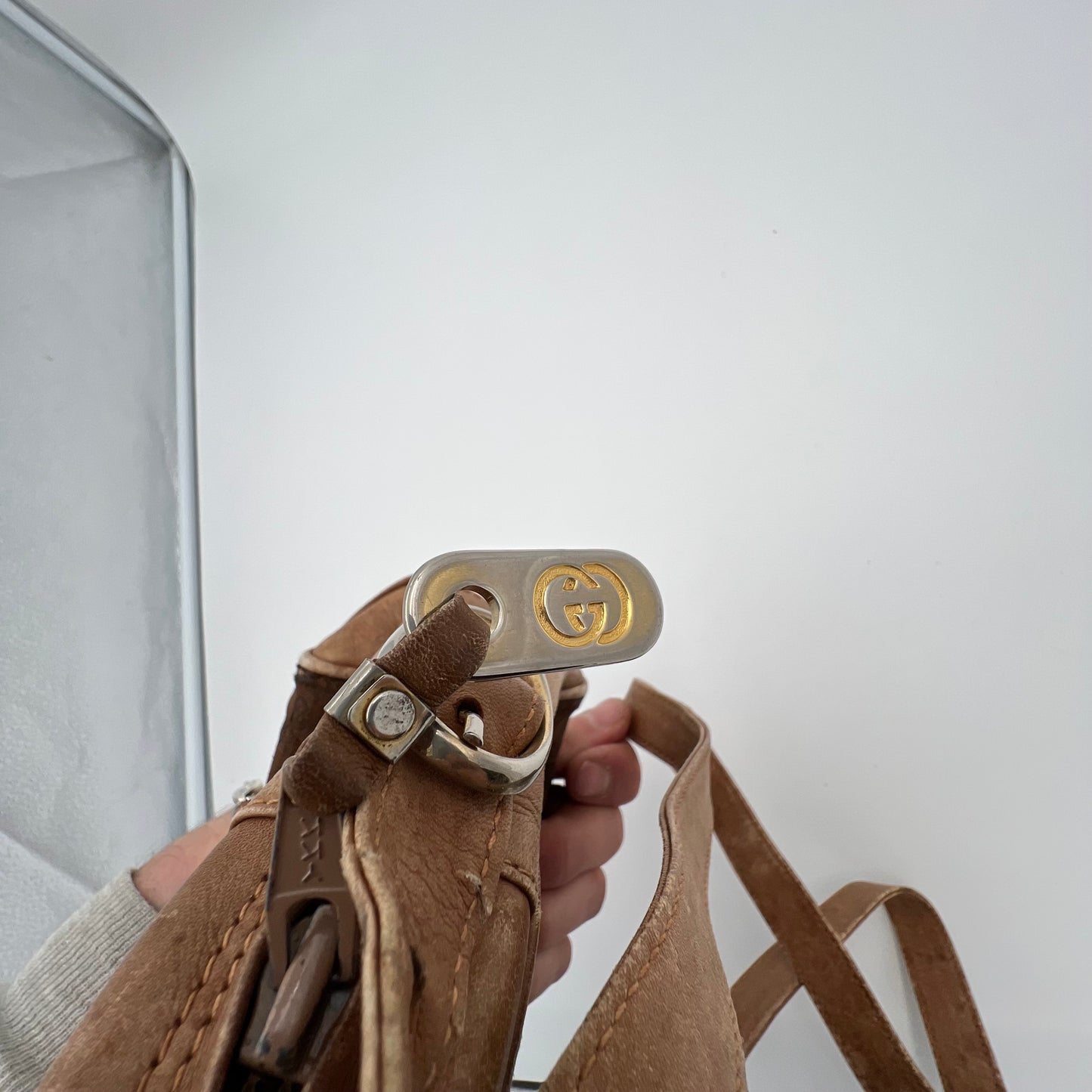80s Gucci Milano GG Shoulder Crossbody Bag