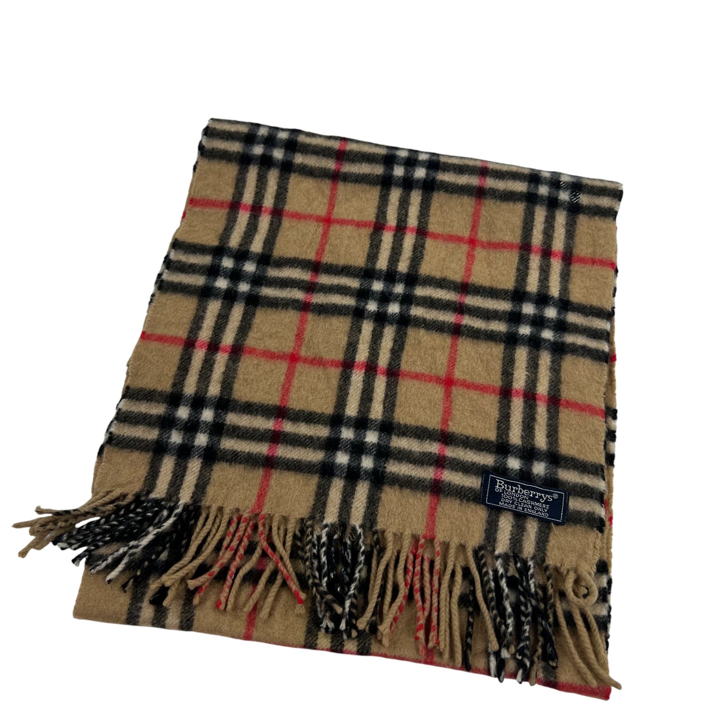 Burberry London Cashmere Kashmir Wool Scarf Schal Muffler