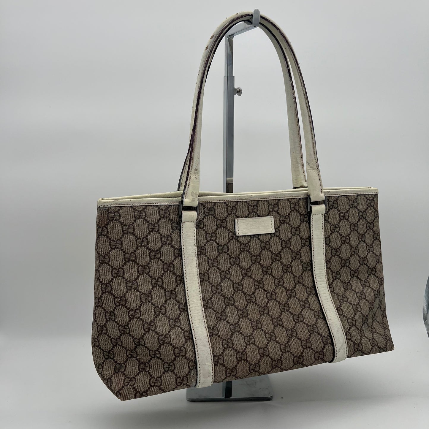 Gucci Monogram Handle Tote Shopper Bag