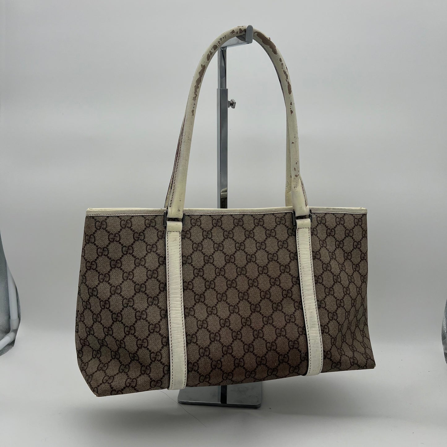 Gucci Monogram Handle Tote Shopper Bag