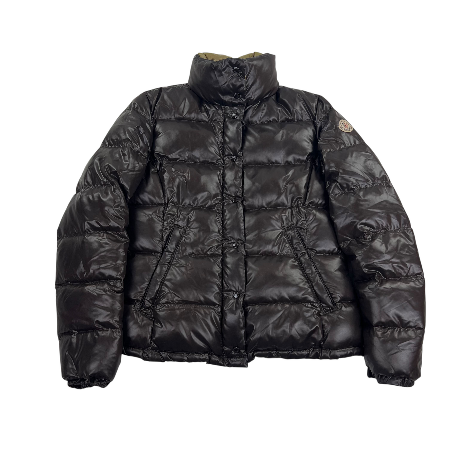 Moncler Bady Puffer Jacket - Women M navy