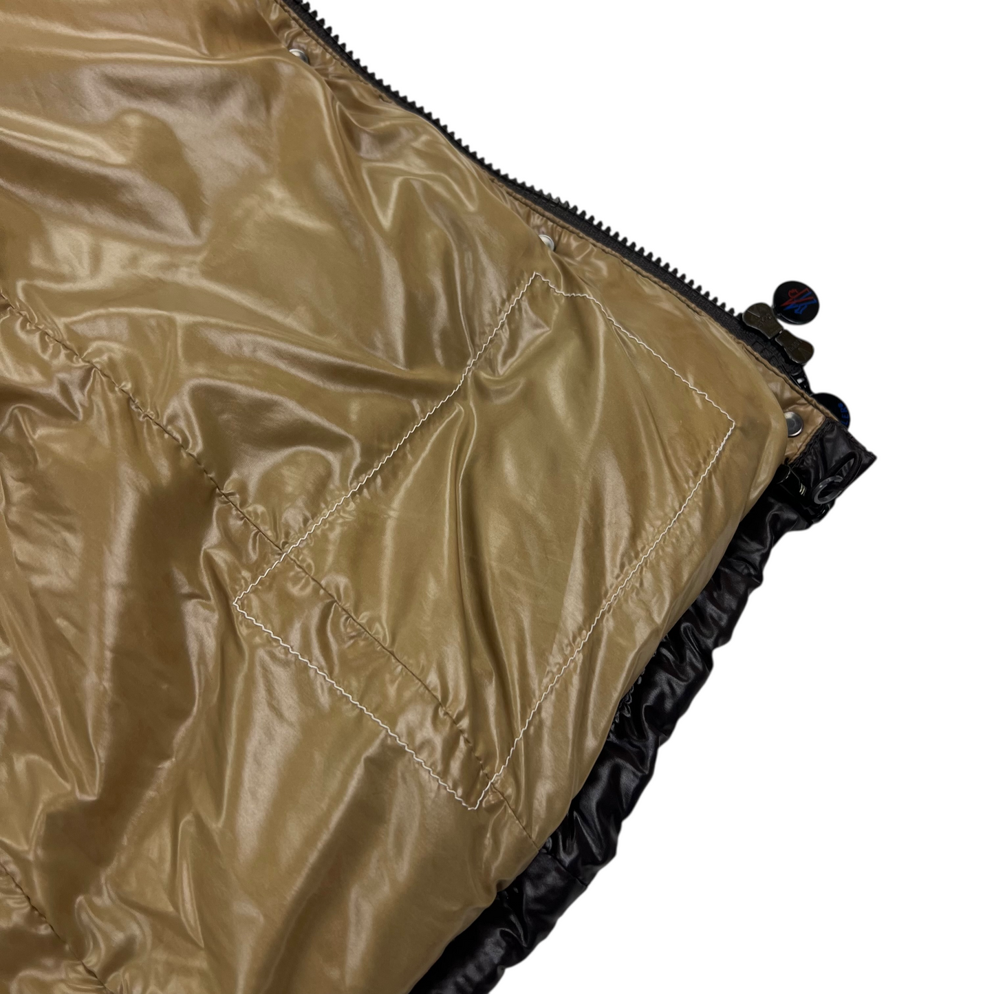 Moncler Bady Puffer Jacket - Women M navy